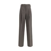 P.A.R.O.S.H. Gray Elastane Dress Pants